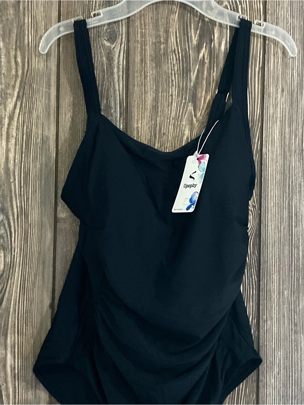 Upopby Black One-Piece Swimsuit